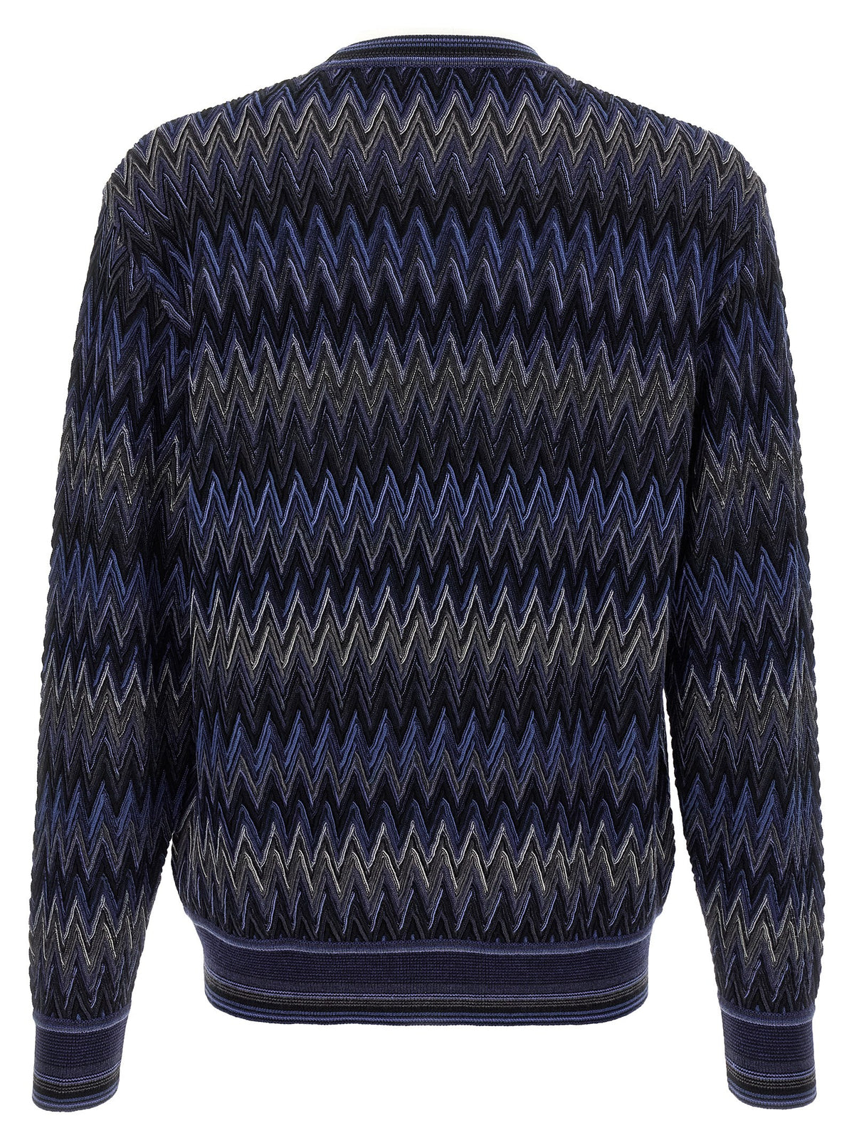 Cardigan Missoni in lana blu