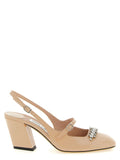 Jimmy Choo Pumps aus mehrfarbigem Leder mit mittlerem Absatz
