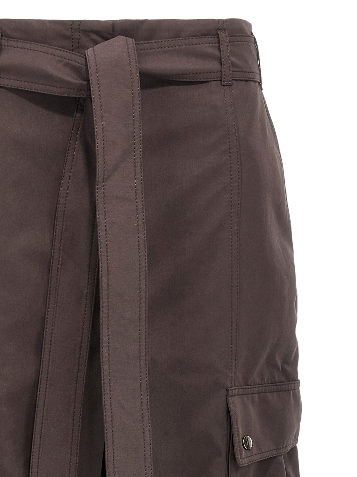 I pantaloni cargo Andamane marroni in poliestere