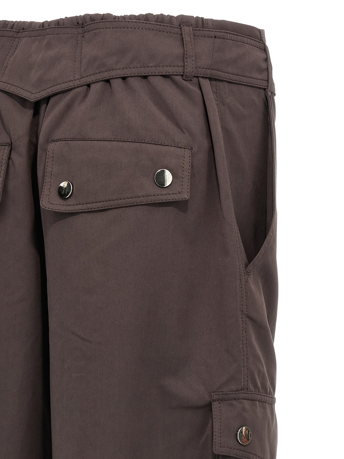 I pantaloni cargo Andamane marroni in poliestere