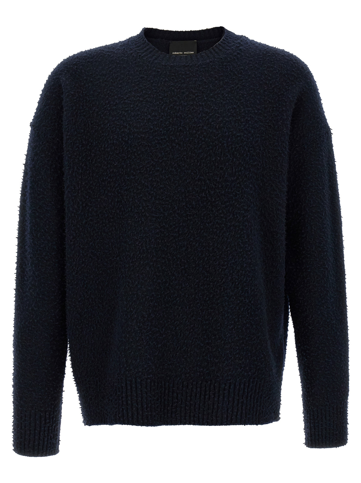 Roberto Collina Maglione Blu in Lana Merino