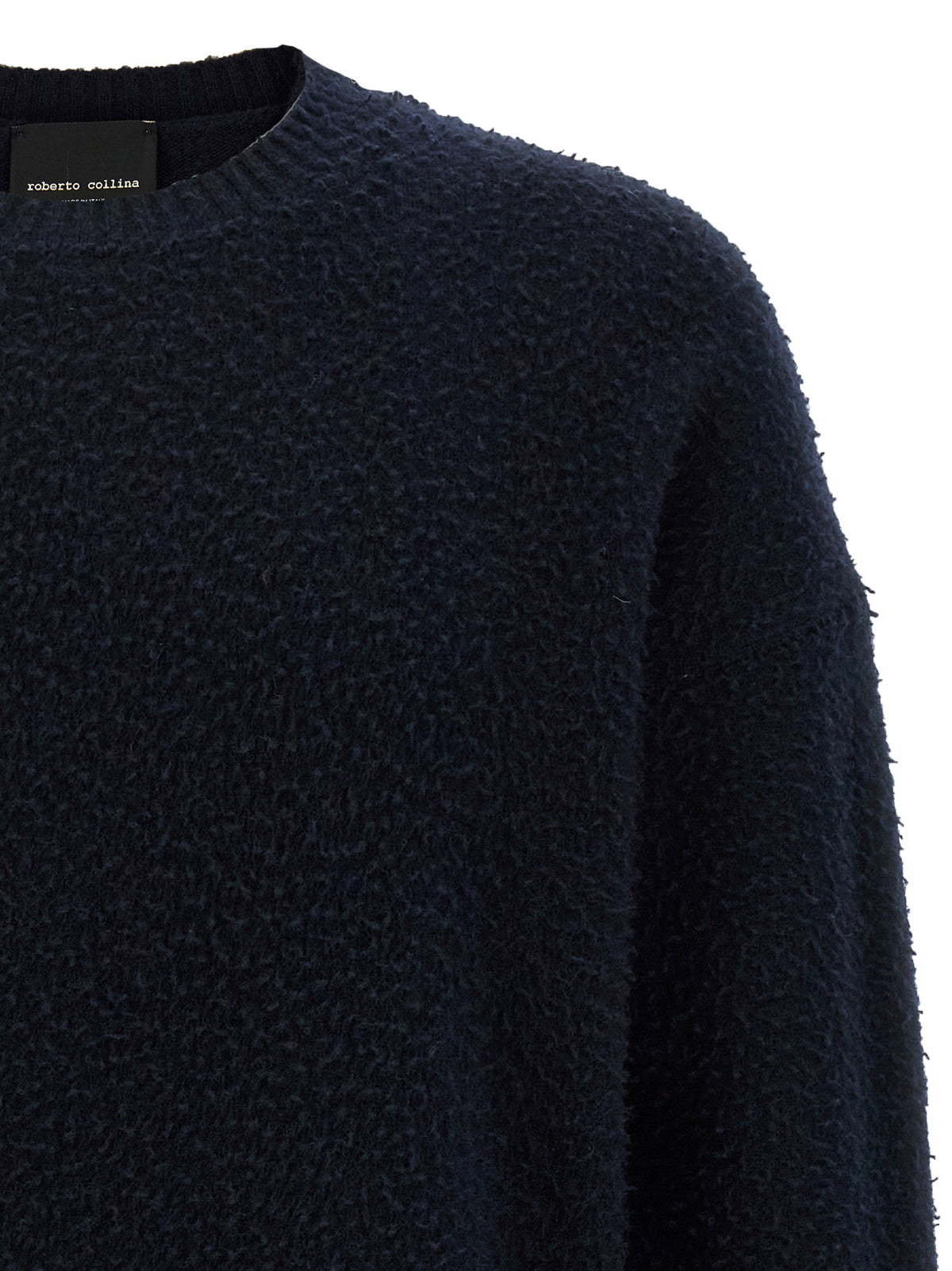 Roberto Collina Maglione Blu in Lana Merino