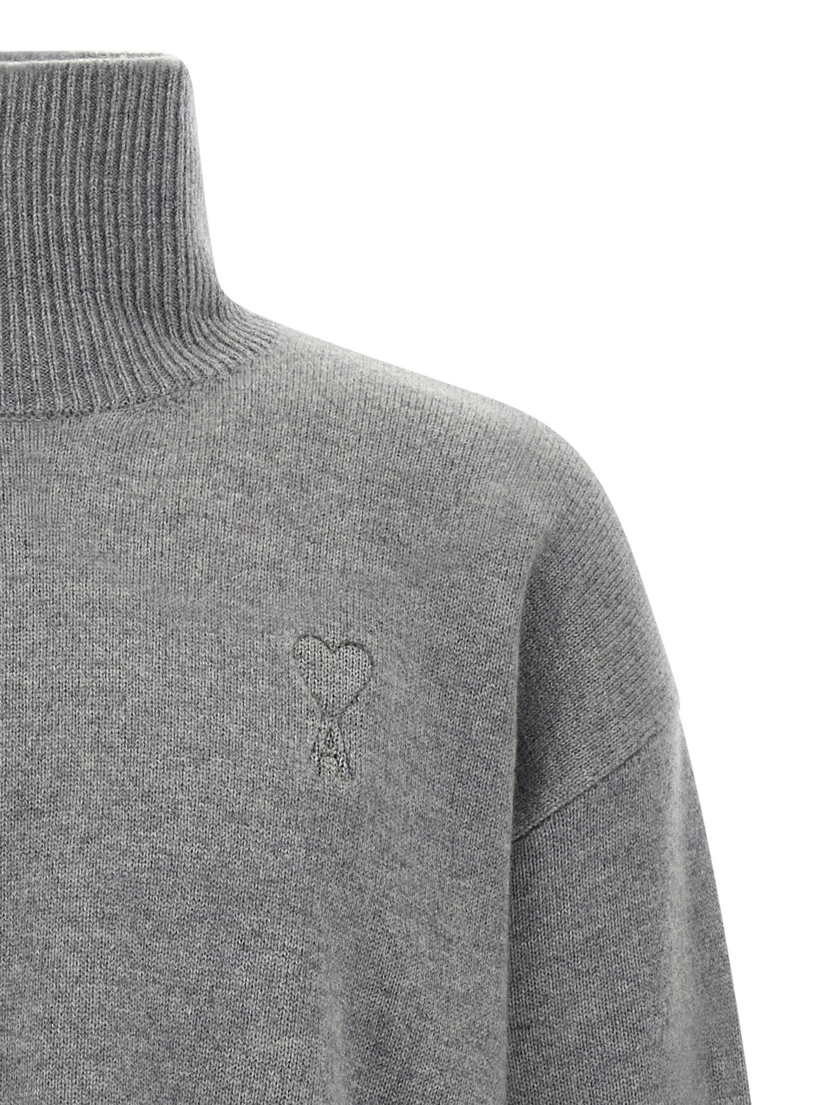 Ami Paris Dolcevita Gris en Lana y Cachemira