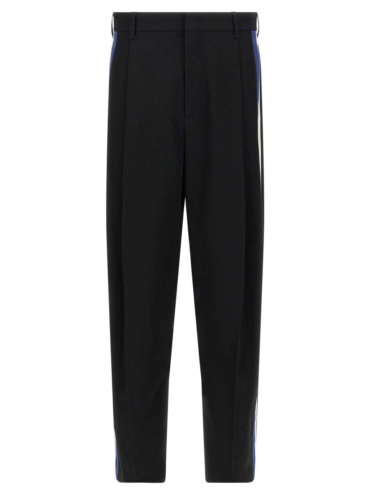 Pantaloni classici Marni in lana vergine nera