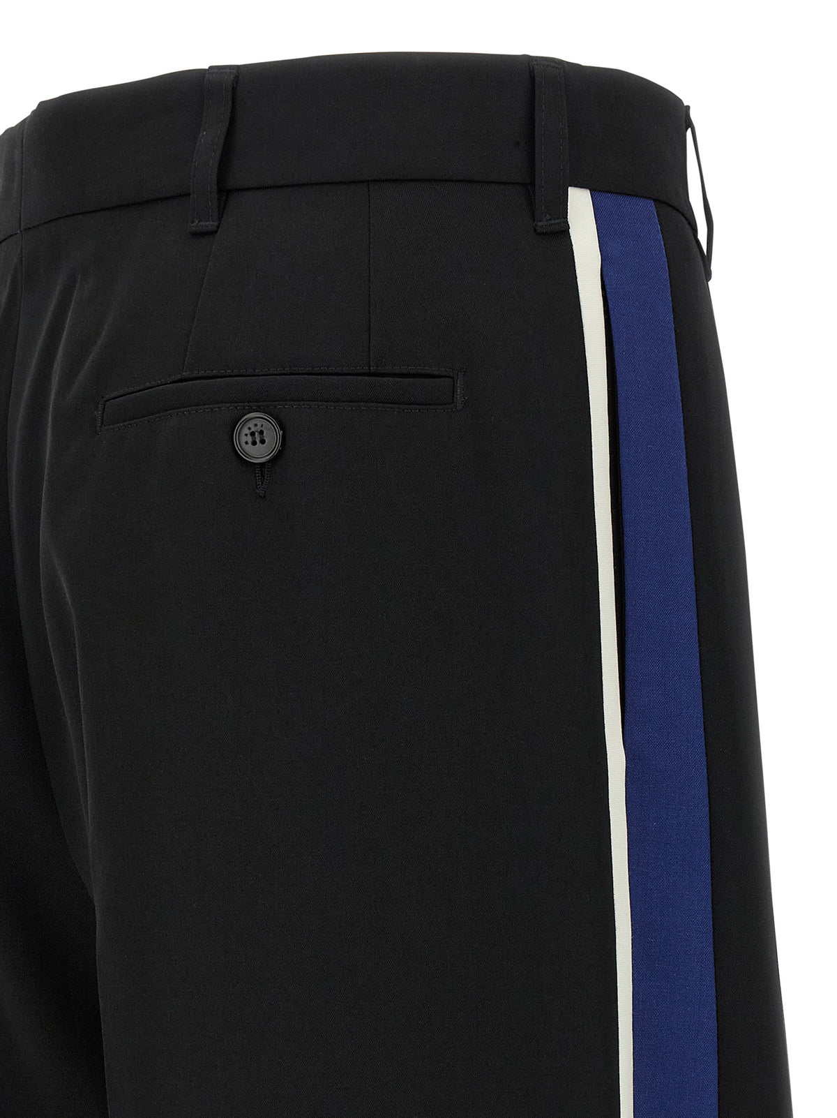 Pantaloni classici Marni in lana vergine nera