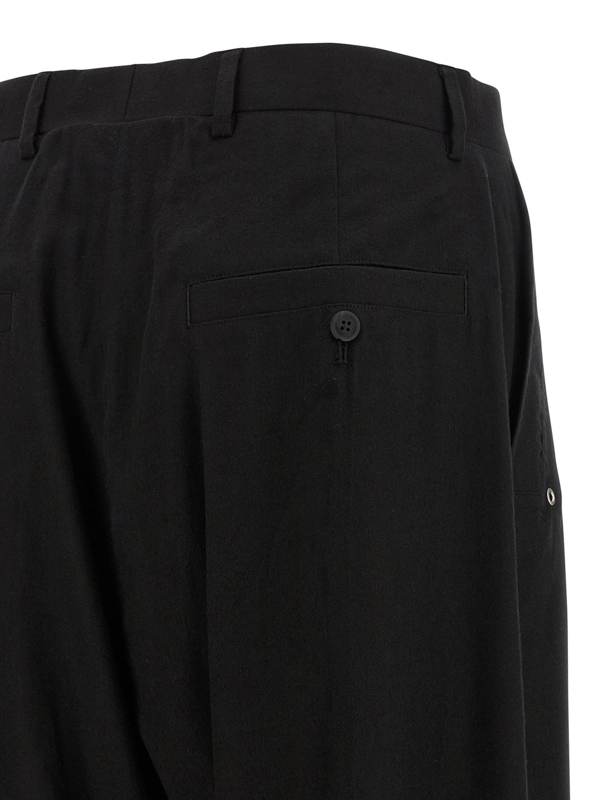 Pantalones Rick Owens de algodón negro