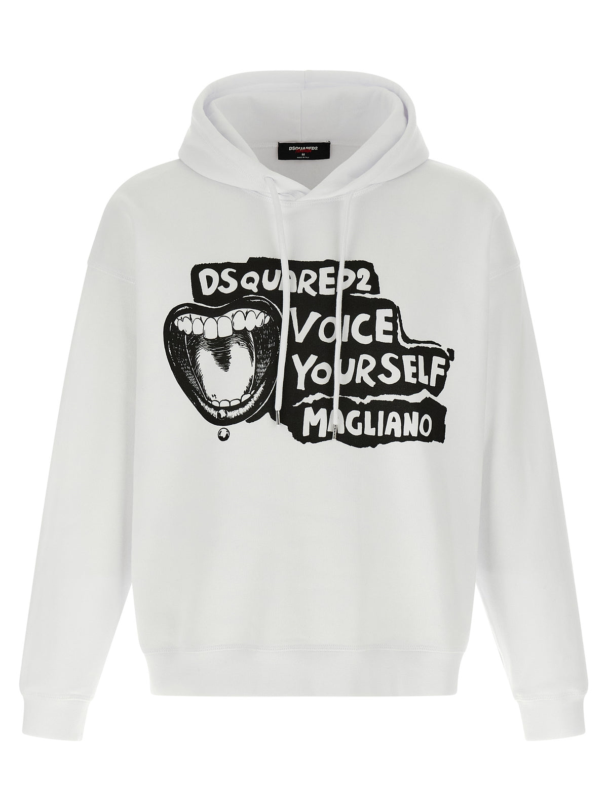 Felpa Bicolore in Cotone Dsquared²