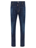 Vaqueros Dsquared² azules de algodón con pernera recta