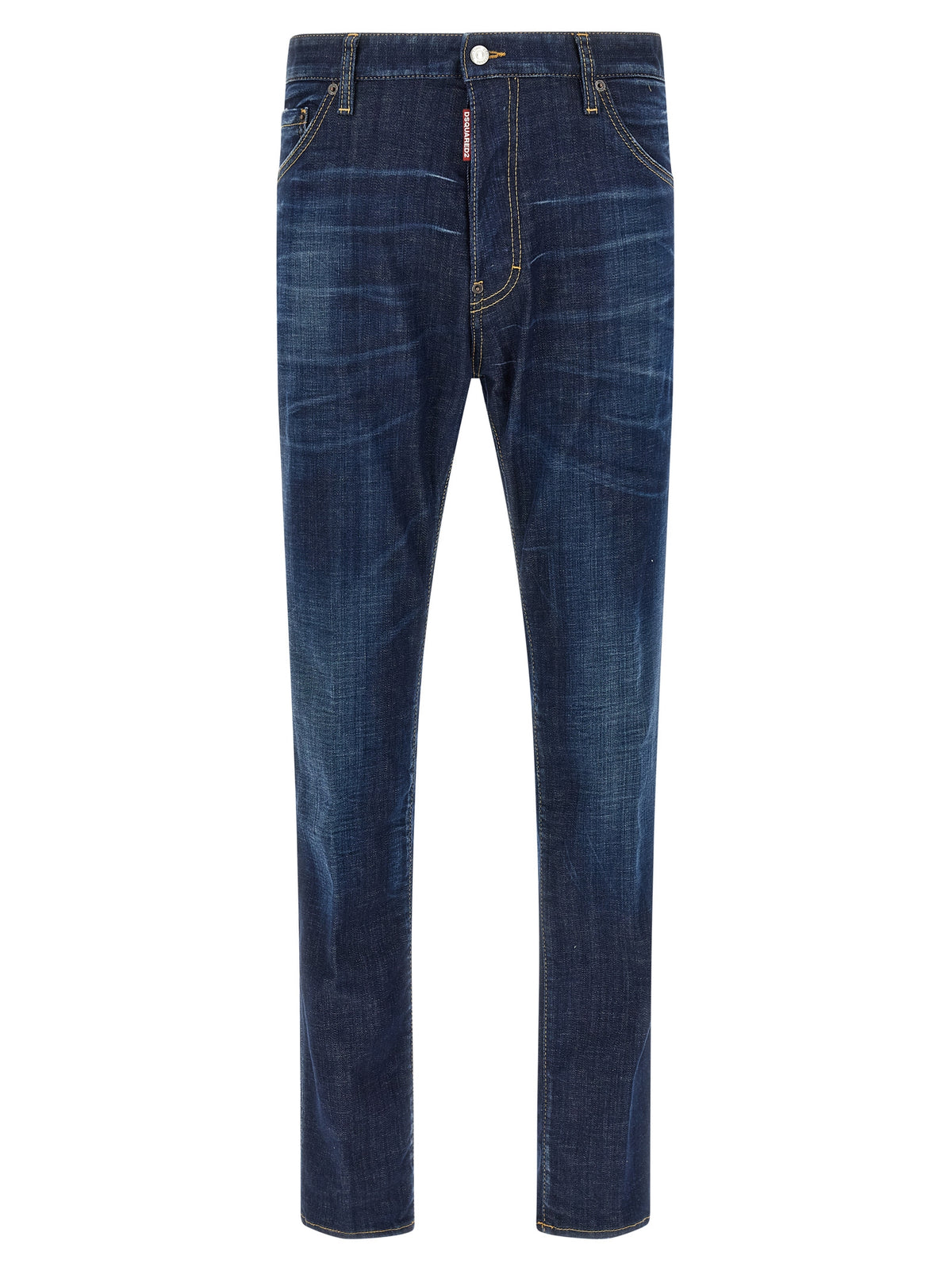 Jeans Dsquared² dritti in cotone blu
