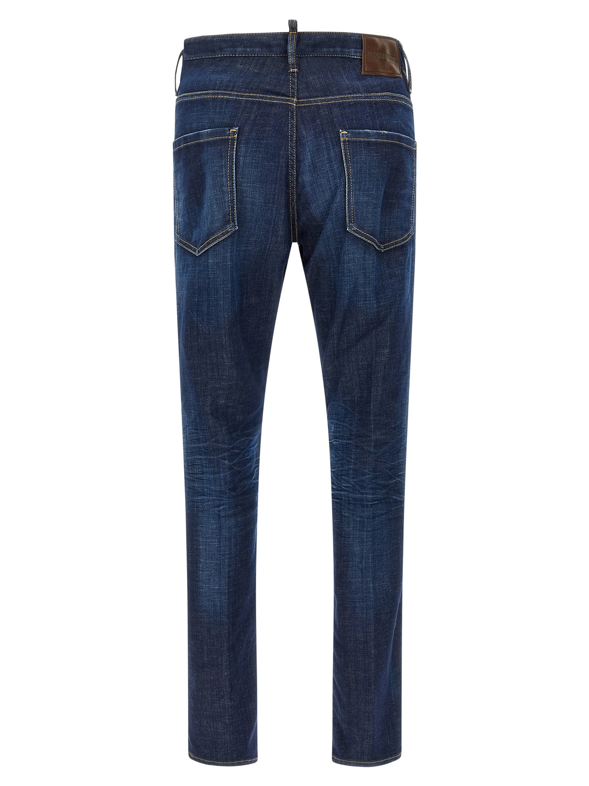 Jeans Dsquared² dritti in cotone blu