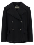 Cappotto nero in lana Dries Van Noten