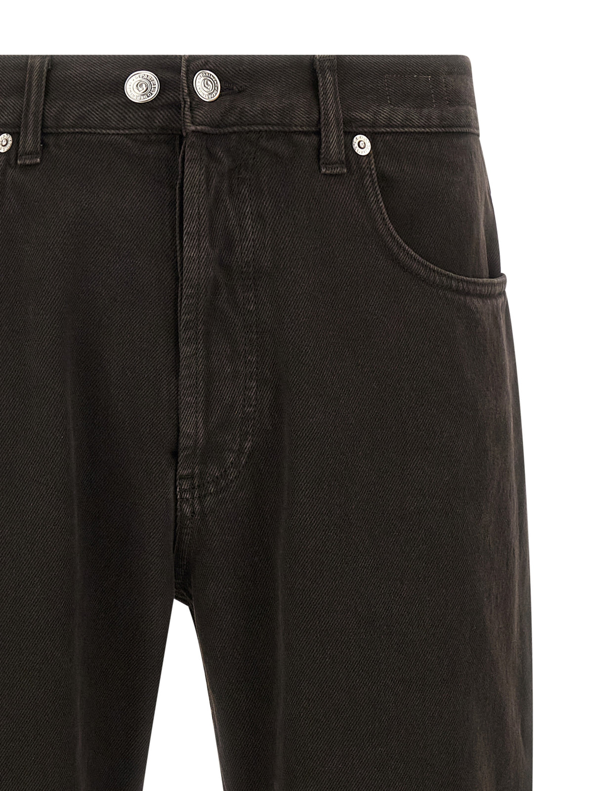Jeans tapered in cotone nero Department 5