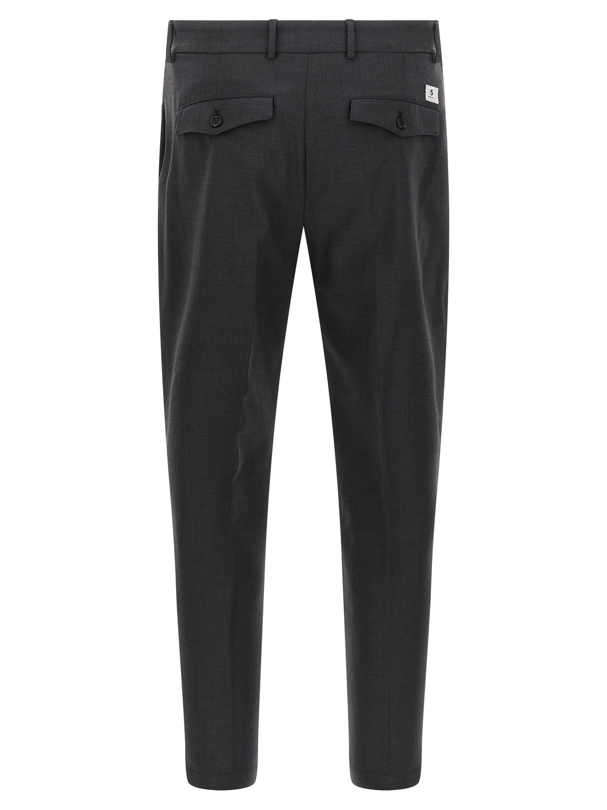 Pantaloni cropped grigi in lana vergine Department 5