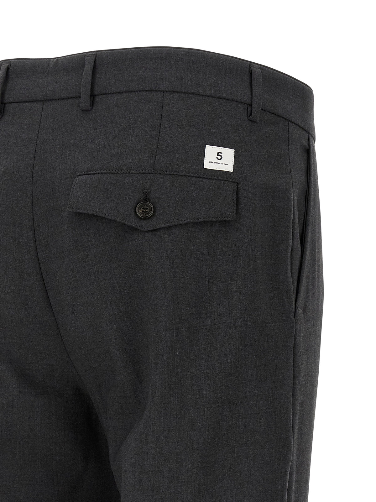 Pantaloni cropped grigi in lana vergine Department 5
