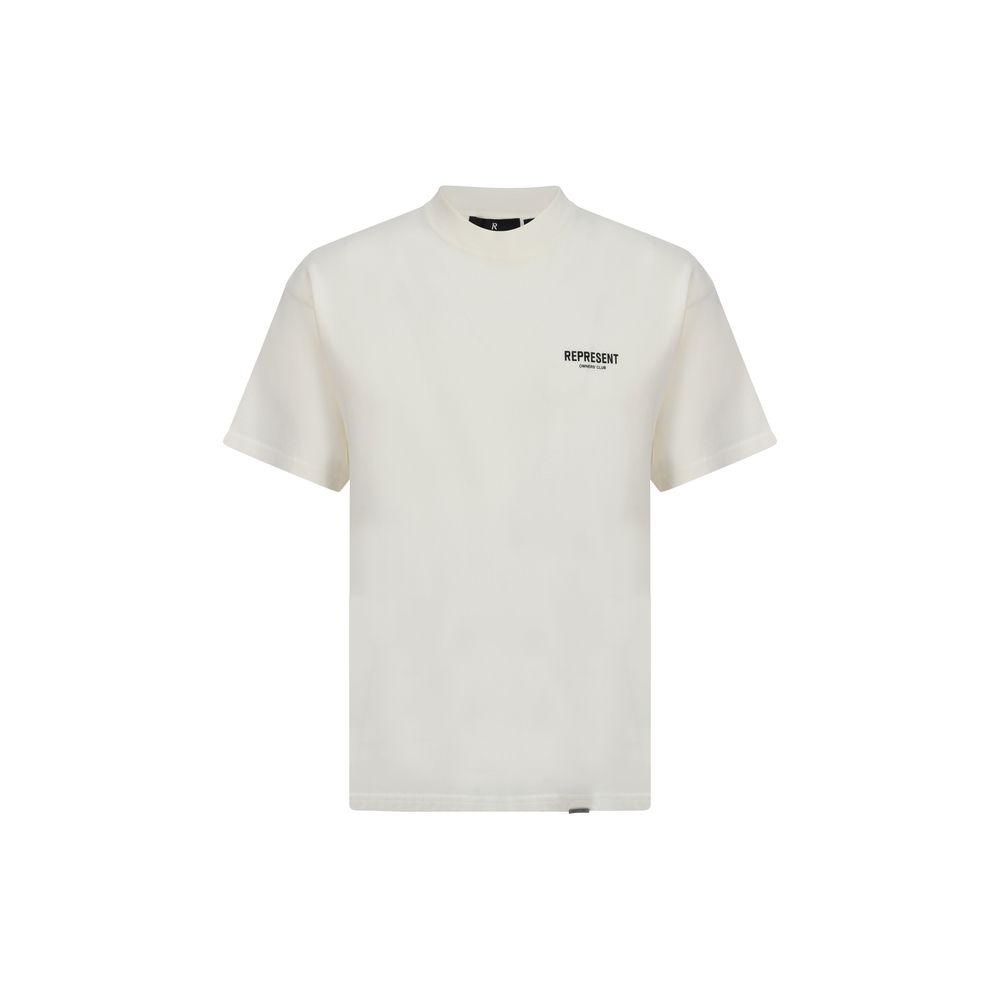 Maglietta in cotone bianco "Represent"