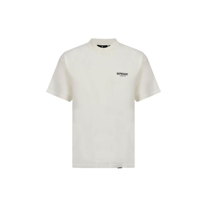 Maglietta in cotone bianco "Represent"