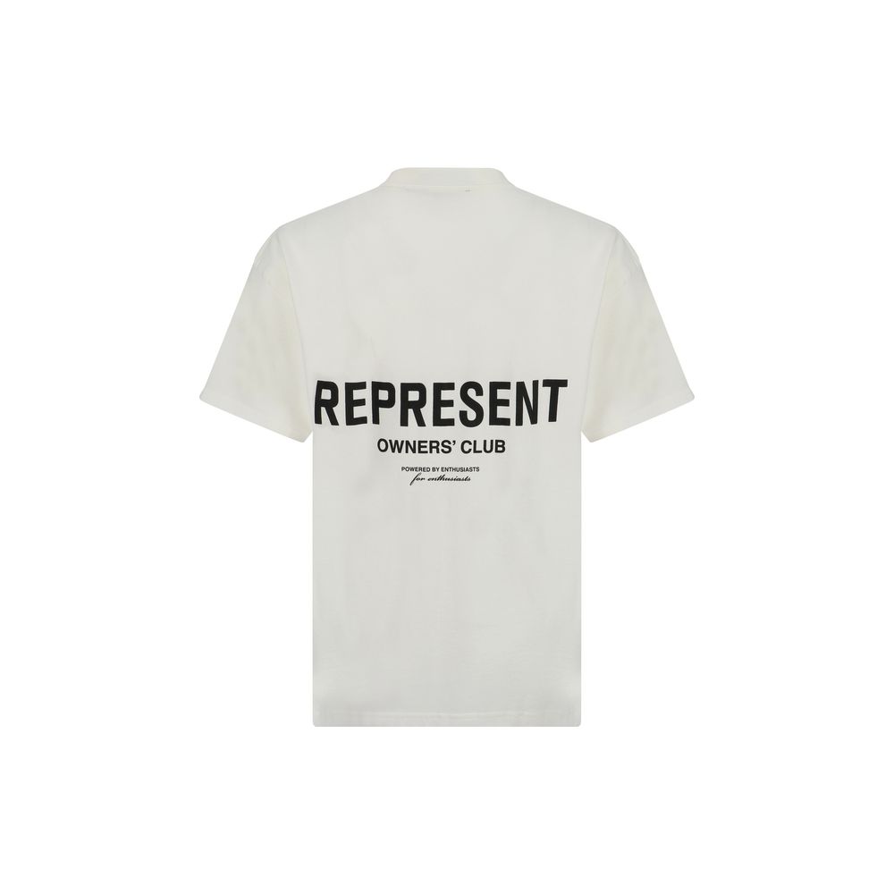 Maglietta in cotone bianco "Represent"