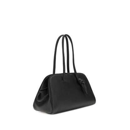 Borsa Jacquemus in pelle di vitello nera Bos Taurus