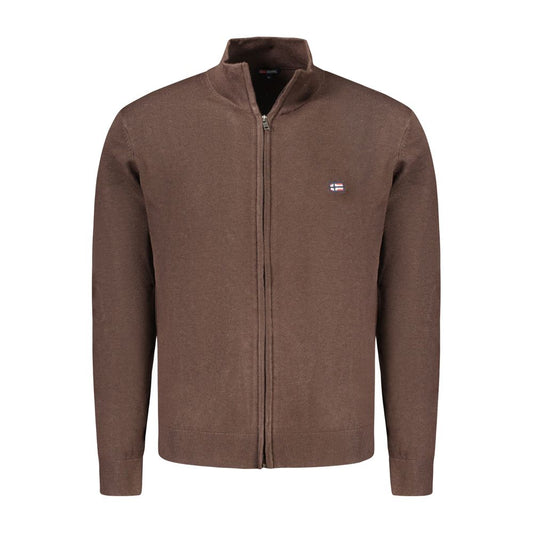 Norvegia 1963 Cardigan Uomo Marrone in Poliammide