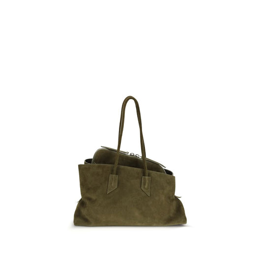 Borsa a Spalla The Attico Bicolor in Pelle di Vitello Bos Taurus