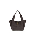 Sac porté épaule Saint Laurent en cuir de veau marron Bos Taurus
