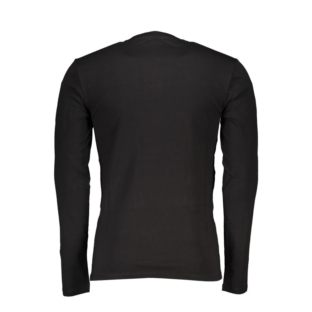 T-shirt da uomo Guess Jeans in cotone biologico nera