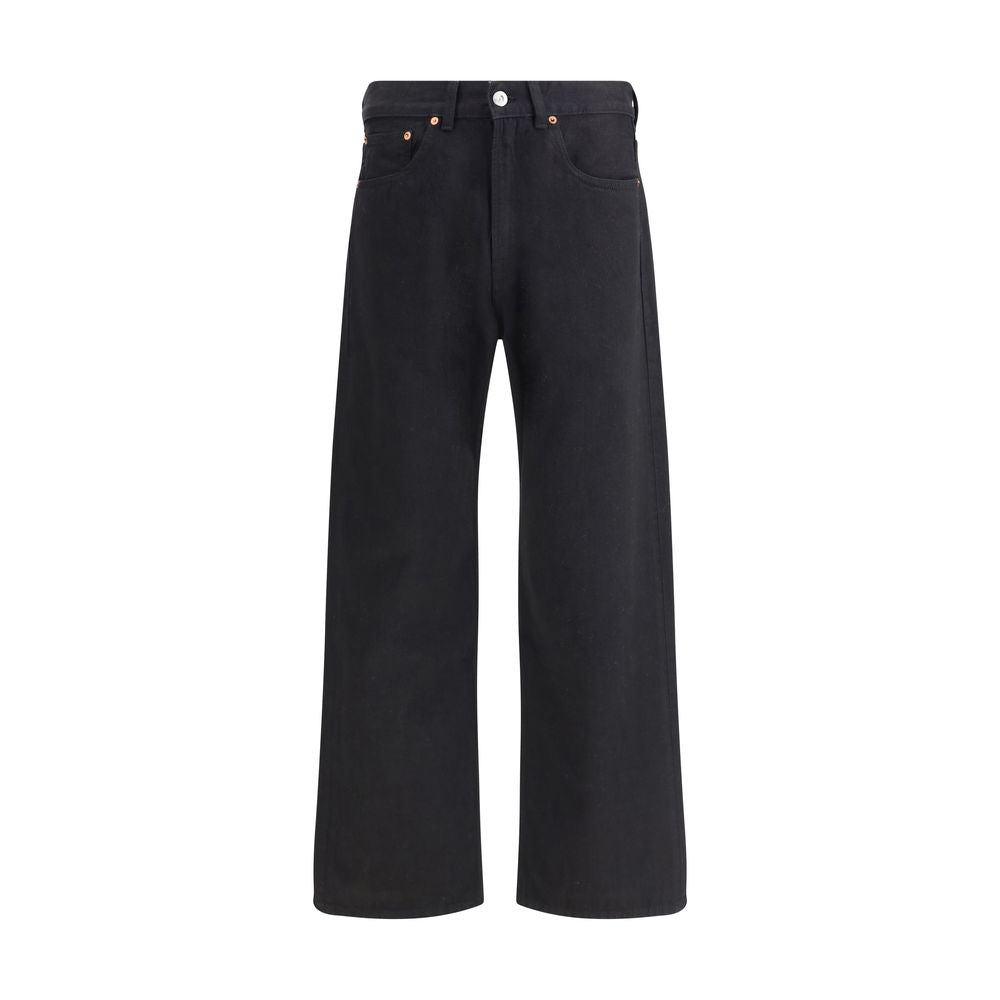 Notre jean droit en coton noir Legacy