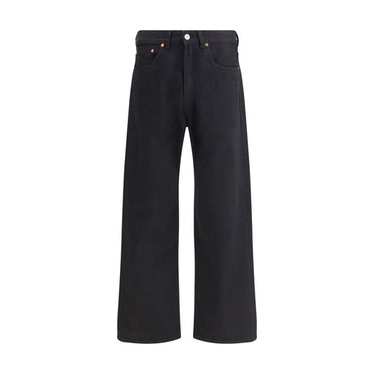 Our Legacy Jeans dritti in cotone nero