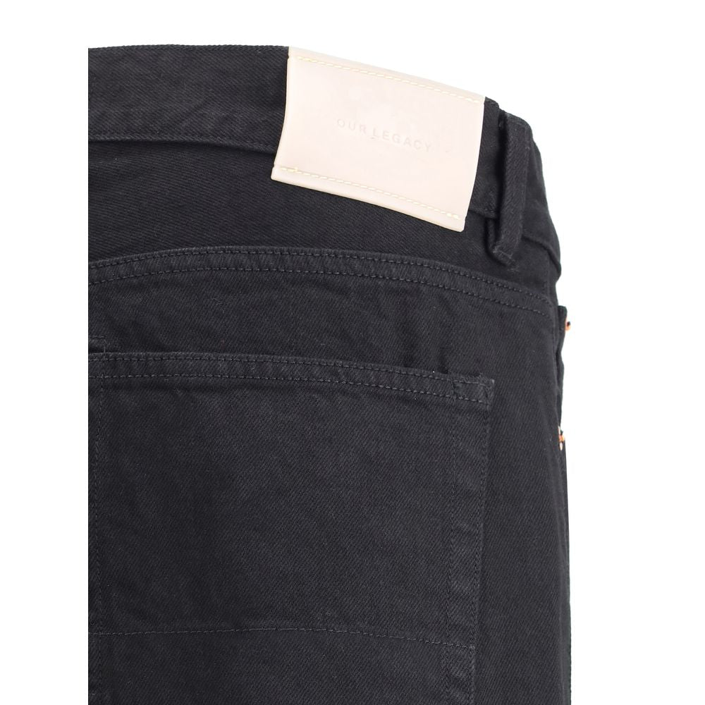 Notre jean droit en coton noir Legacy