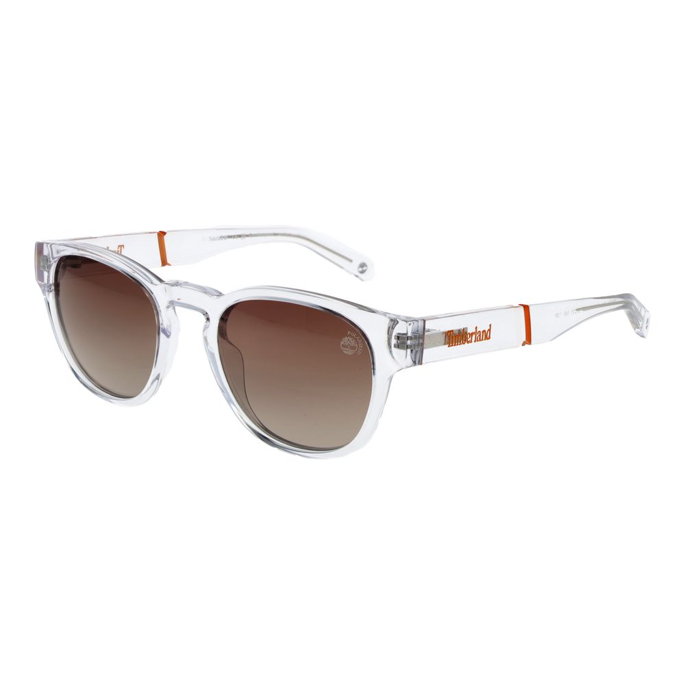 Lunettes de soleil Timberland en acier inoxydable transparent