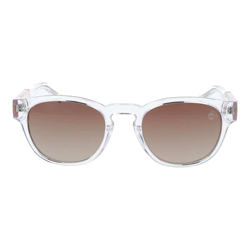 Lunettes de soleil Timberland en acier inoxydable transparent