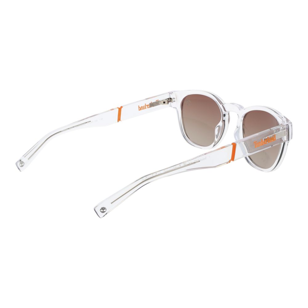 Lunettes de soleil Timberland en acier inoxydable transparent