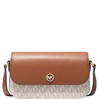 Borsa a tracolla Michael Kors in pelle beige
