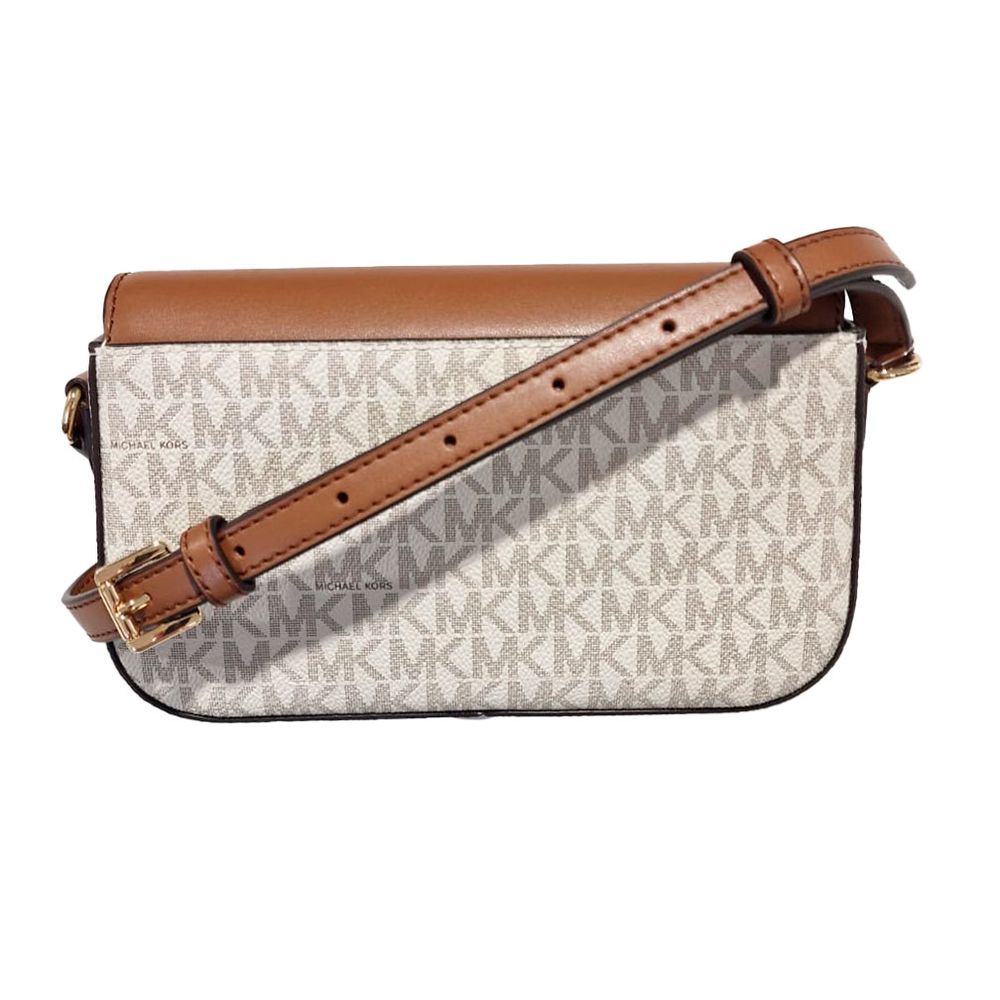 Borsa a tracolla Michael Kors in pelle beige