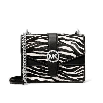 Borsa a tracolla in pelle nera Michael Kors