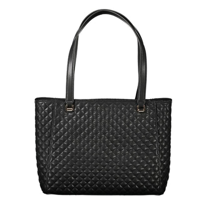 Borsa a mano da donna Guess Jeans in poliuretano nero