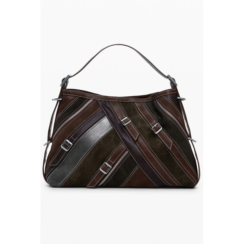 Borsa a mano da donna Desigual Marrone Poliuretano