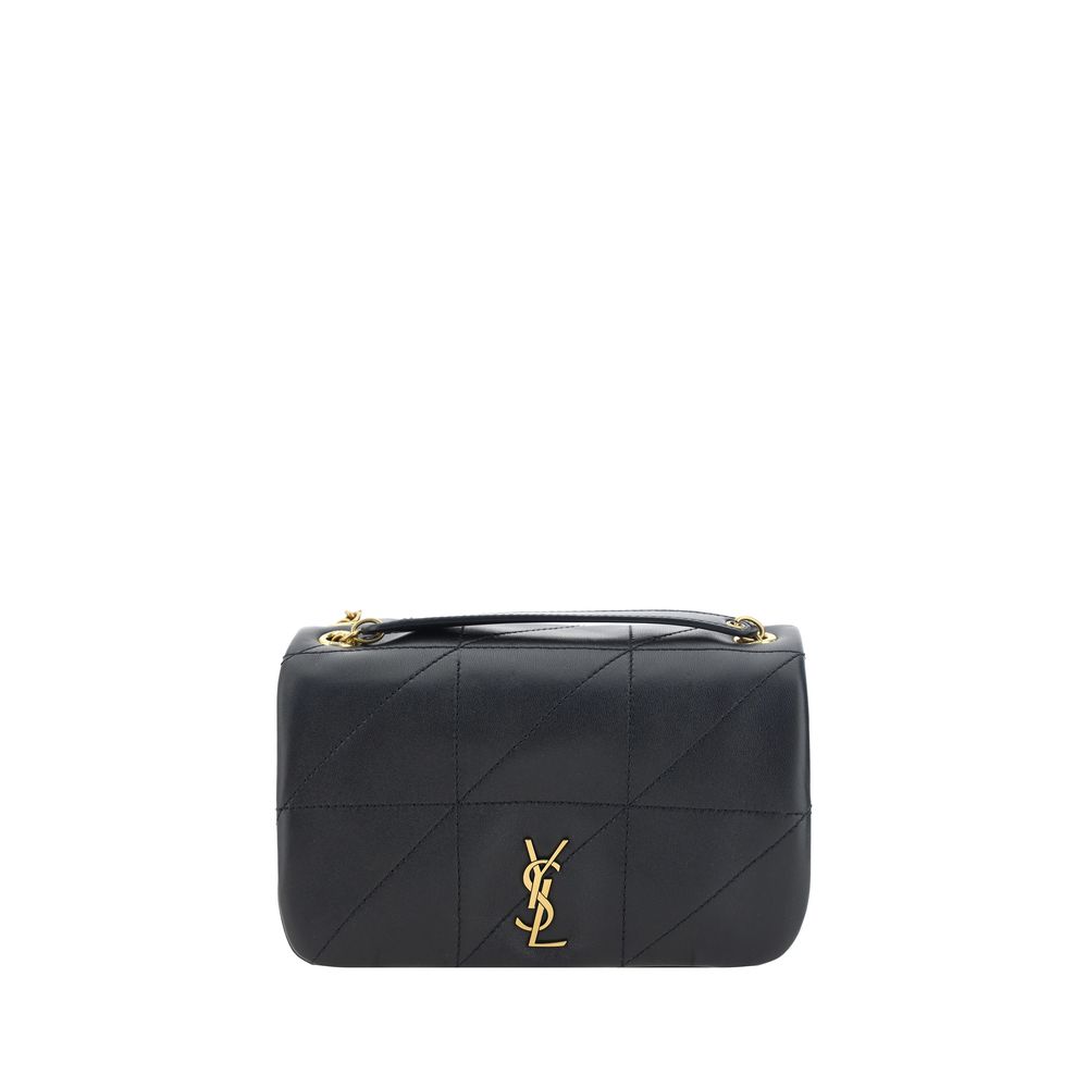 Borsa a tracolla Saint Laurent Ovis Aries in agnello nero