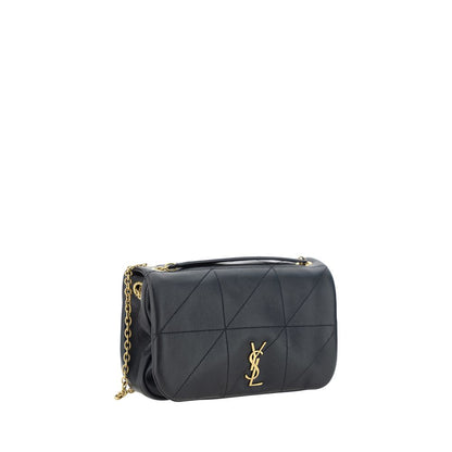 Borsa a tracolla Saint Laurent Ovis Aries in agnello nero