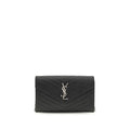 Saint Laurent Portefeuille avec chaîne Monogram