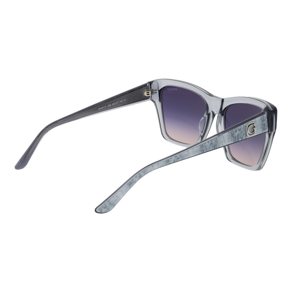 Occhiali da sole Guess in acetato grigio