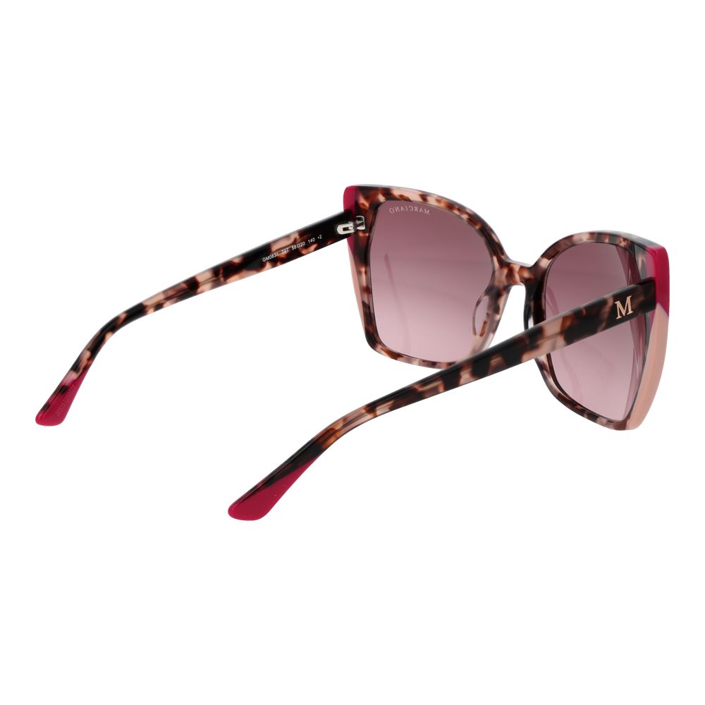 Occhiali da sole Marciano by Guess in acetato marrone