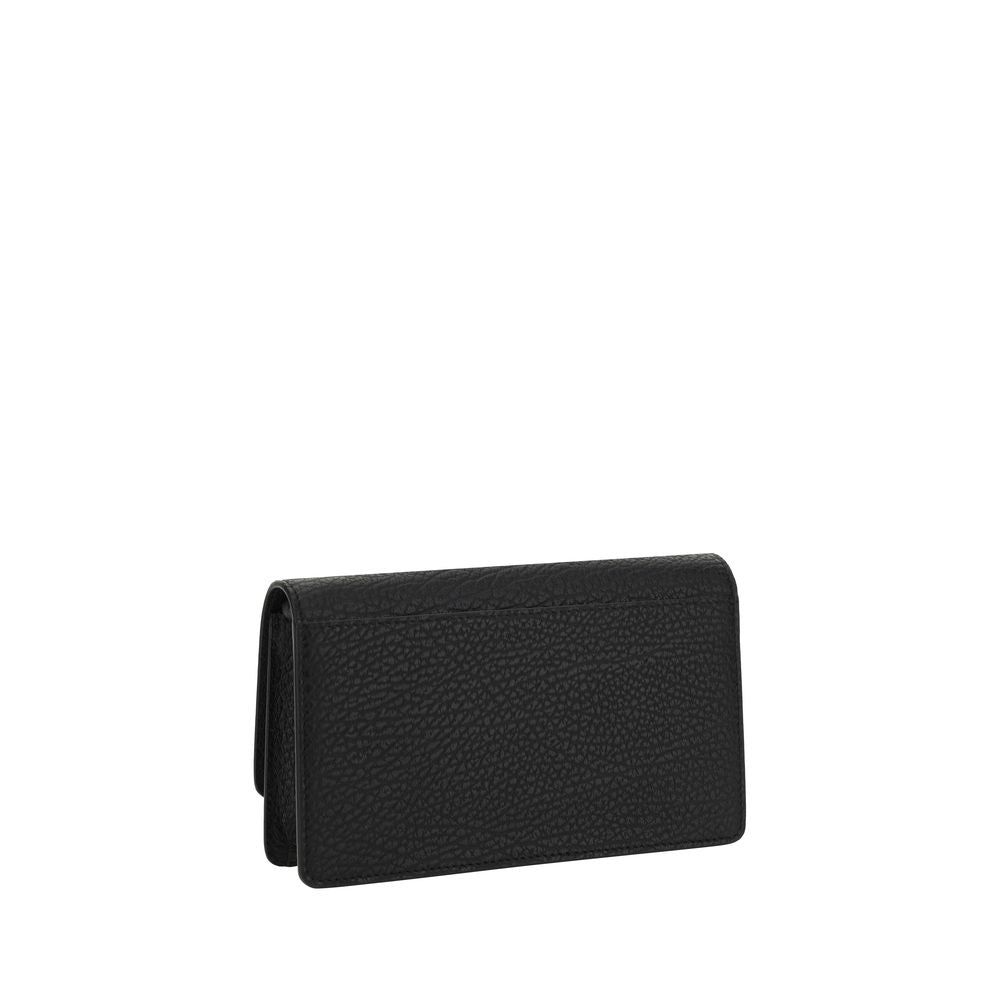 Portefeuille Maison Margiela en cuir de veau noir Bos Taurus