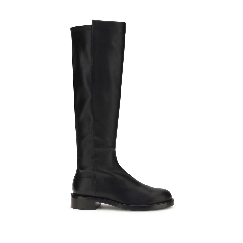Stuart Weitzman Stivali al ginocchio in pelle di vitello marrone Bos Taurus