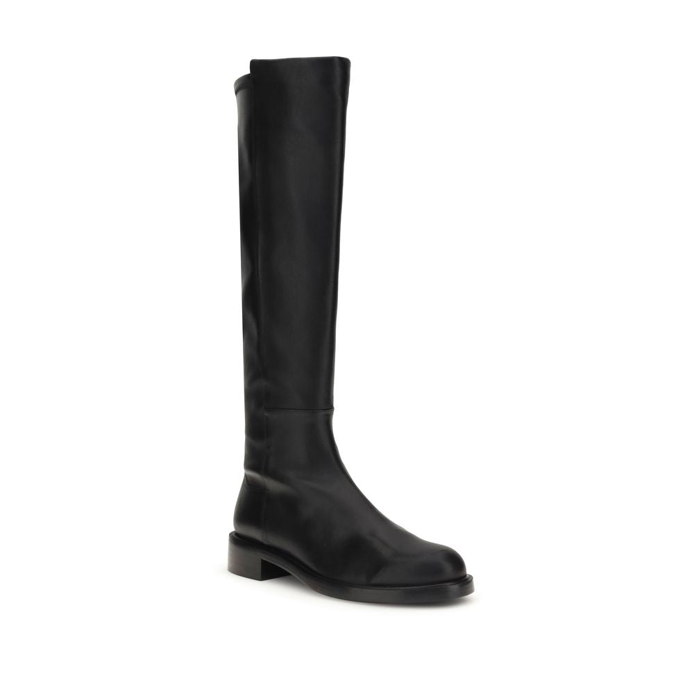 Stuart Weitzman Stivali al ginocchio in pelle di vitello marrone Bos Taurus