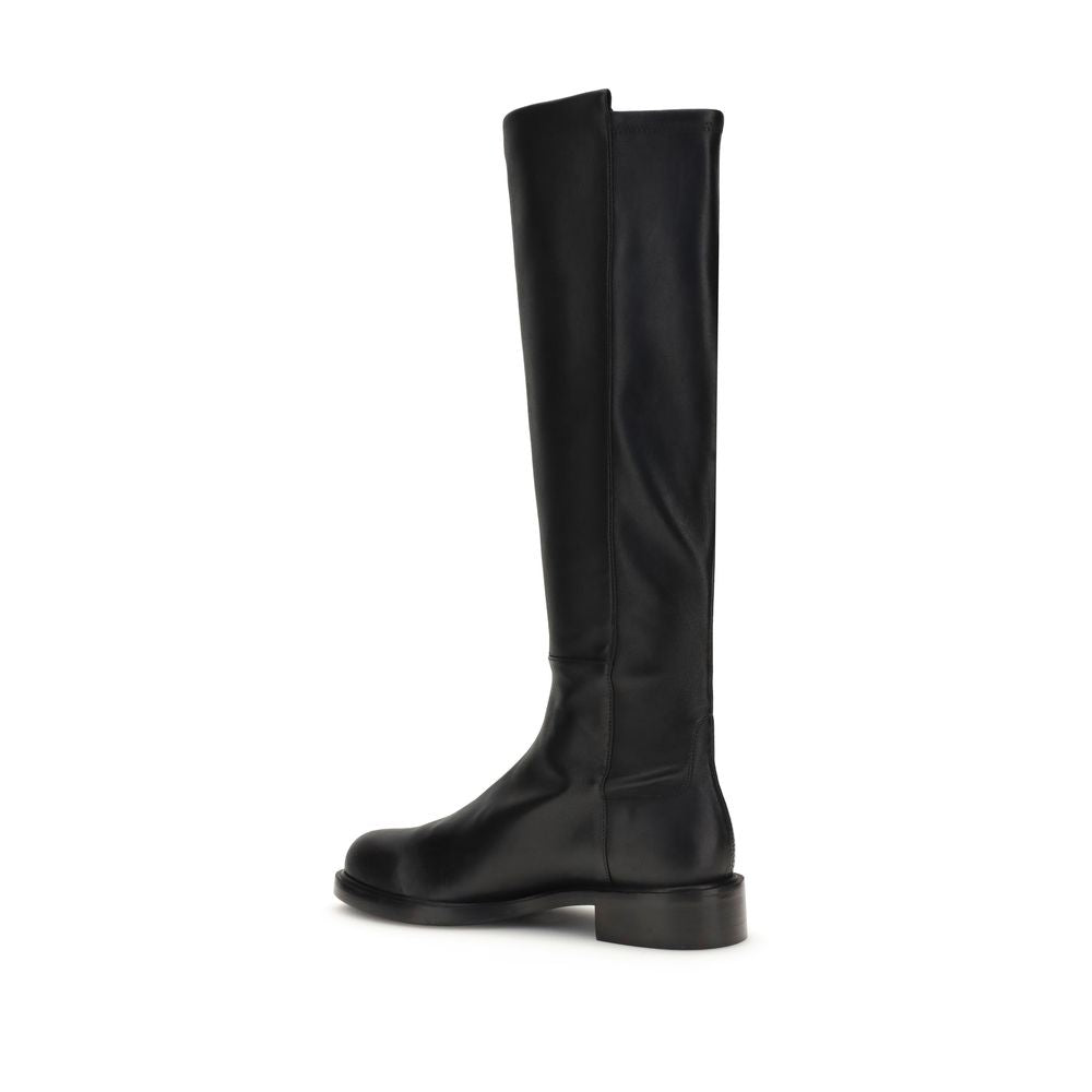 Stuart Weitzman Stivali al ginocchio in pelle di vitello marrone Bos Taurus