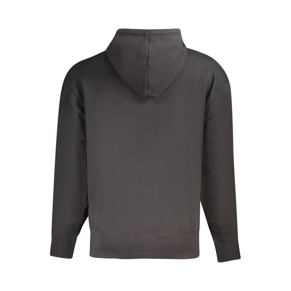 Felpa con cappuccio Hugo Boss da uomo in cotone nero