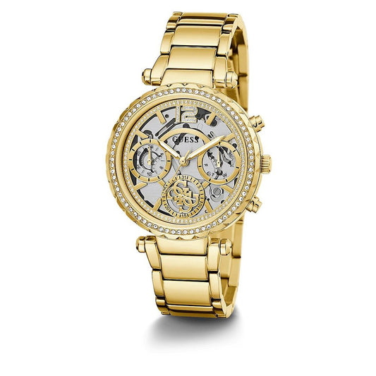 Orologio elegante Guss in acciaio inossidabile dorato