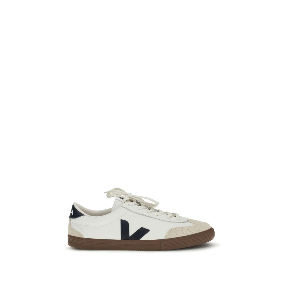 Sneakers atletiche Veja White in pelle di vitello Bos Taurus