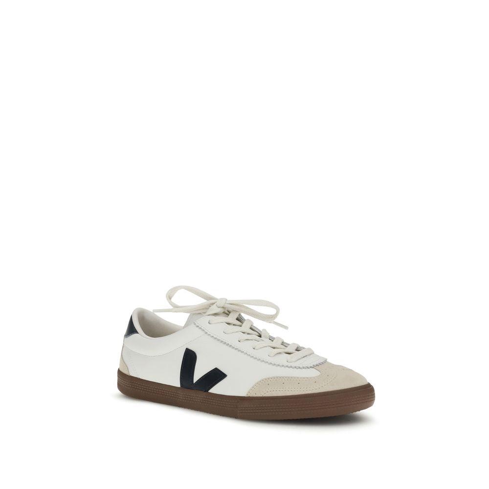 Sneakers atletiche Veja White in pelle di vitello Bos Taurus